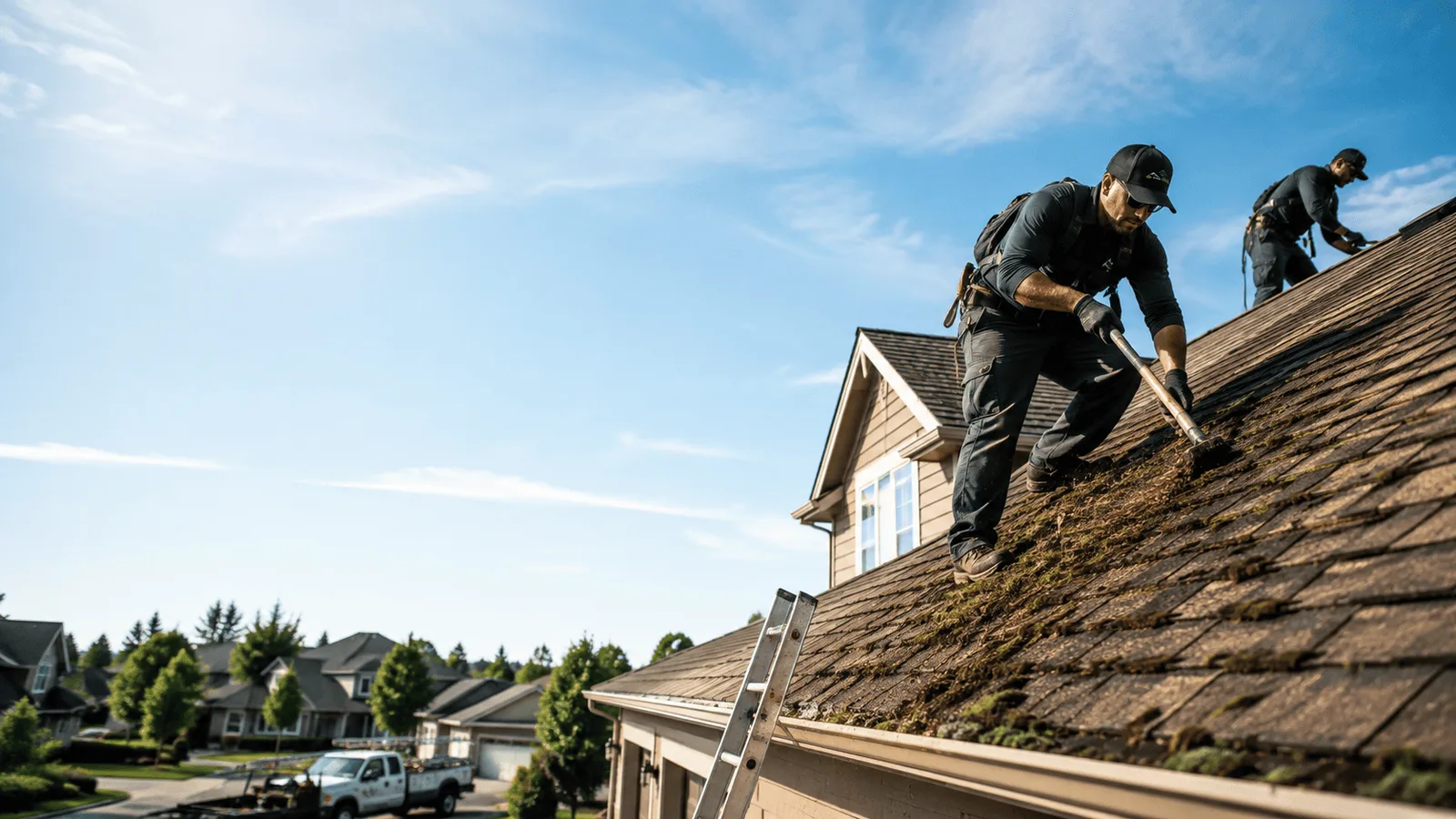 Roof Moss Removal in Roscommon, MI near me